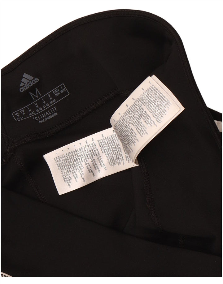 Adidas Leggings Climalite para mujer Reino Unido 12/14 Mediano Negro Poliéster