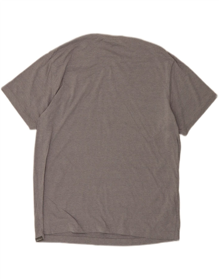 EDDIE BAUER Mens T-Shirt Top Large Grey Cotton Vintage Eddie Bauer and Second-Hand Eddie Bauer from Messina Hembry 