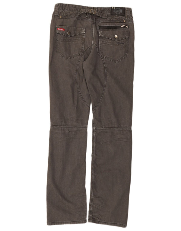 Diesel Pantalones casuales rectos para niños 14-15 años W30 L32 Algodón gris