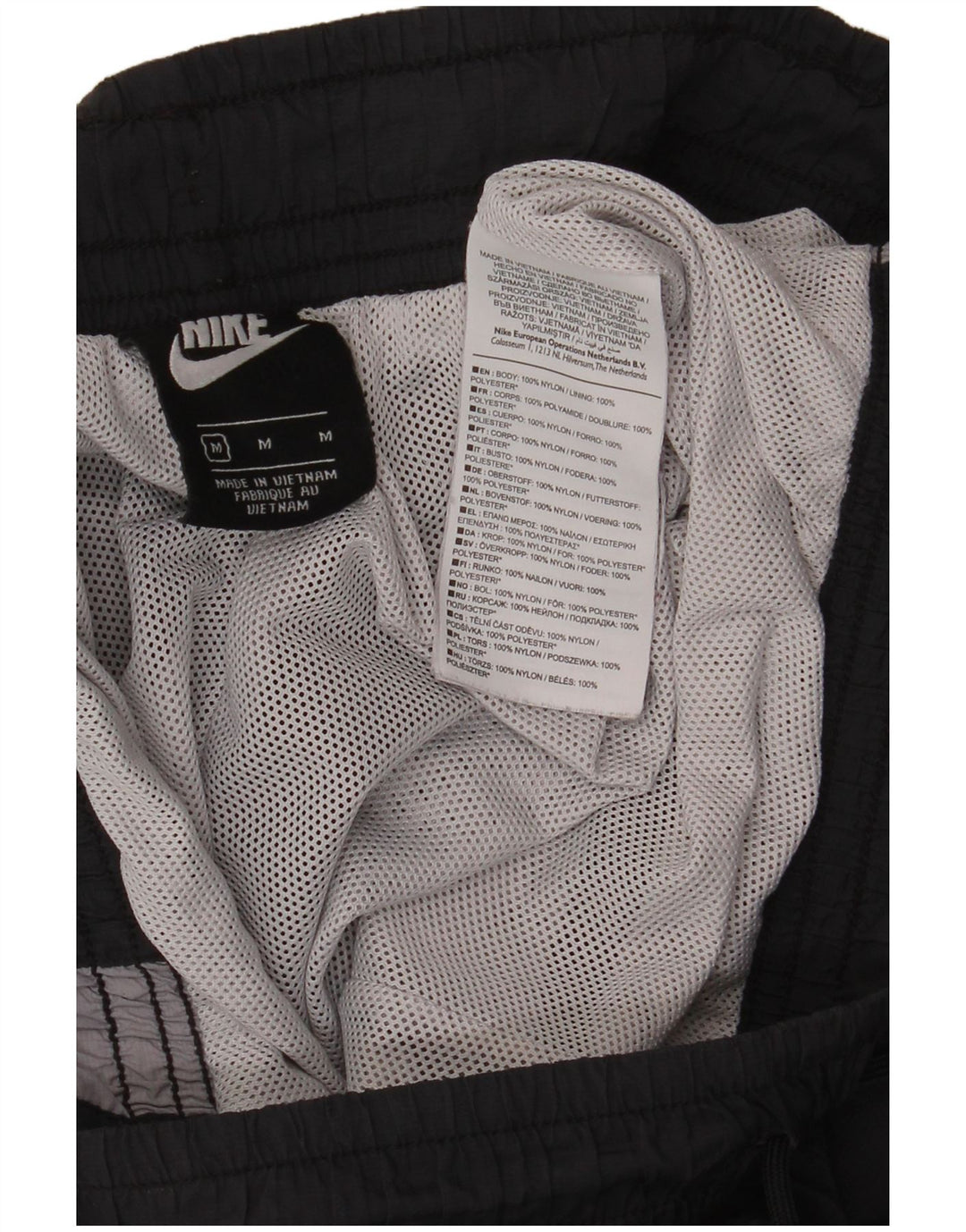 Pantalón De Chándal Nike Hombre Joggers Gris Medio Colorblock Poliamida