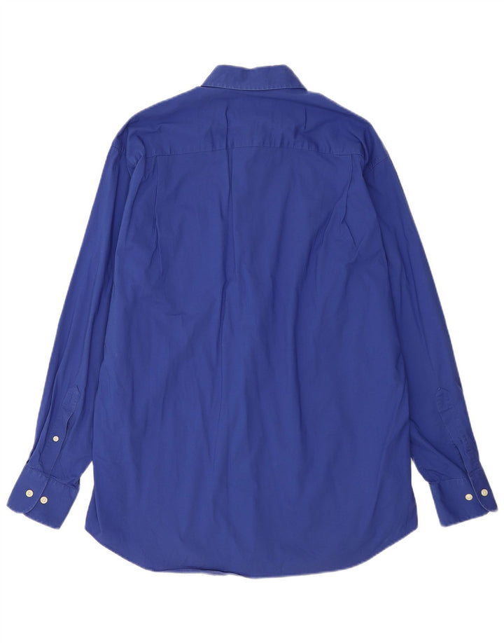 Camisa Nautica para hombre talla 16 algodón azul grande
