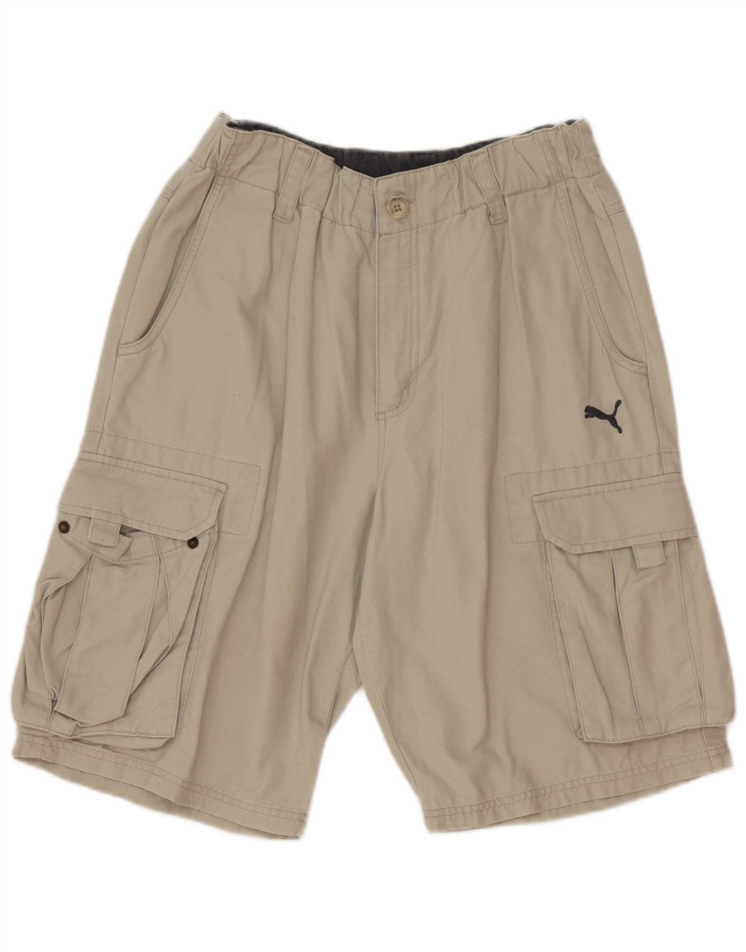 Puma Pantalones cortos cargo para hombre medianos W32 algodón gris