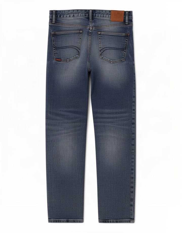 Superdry Vaqueros Rectos Para Hombre W34 L29 Algodón Azul