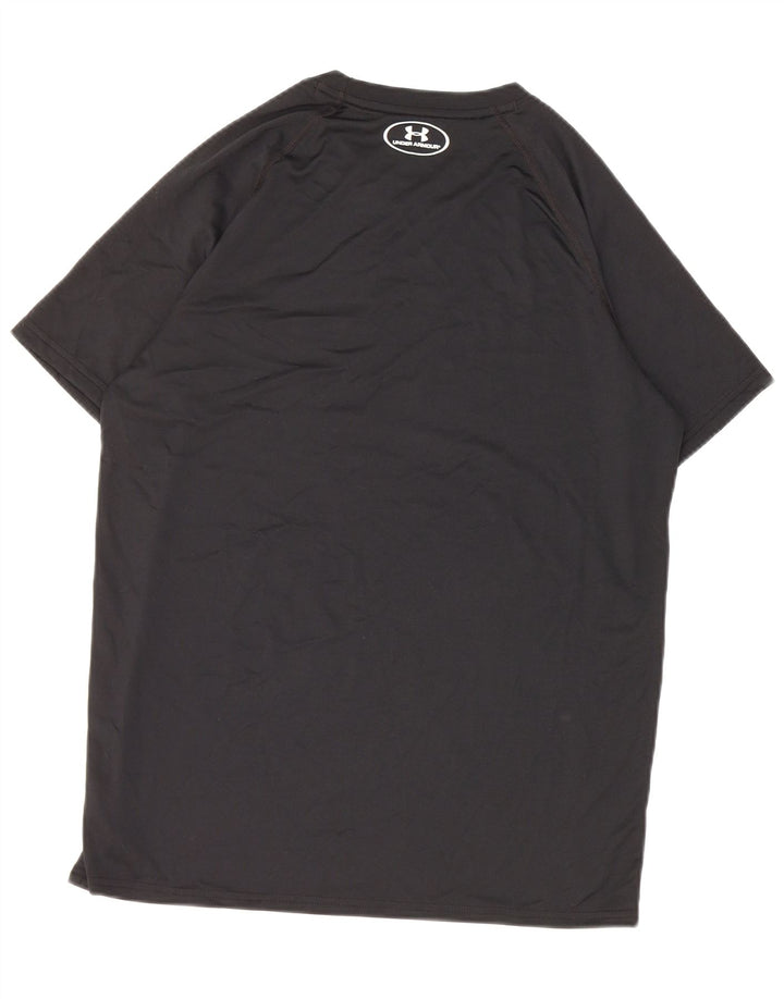 Under Armour Camiseta Heat Gear para hombre Top Small Poliéster negro