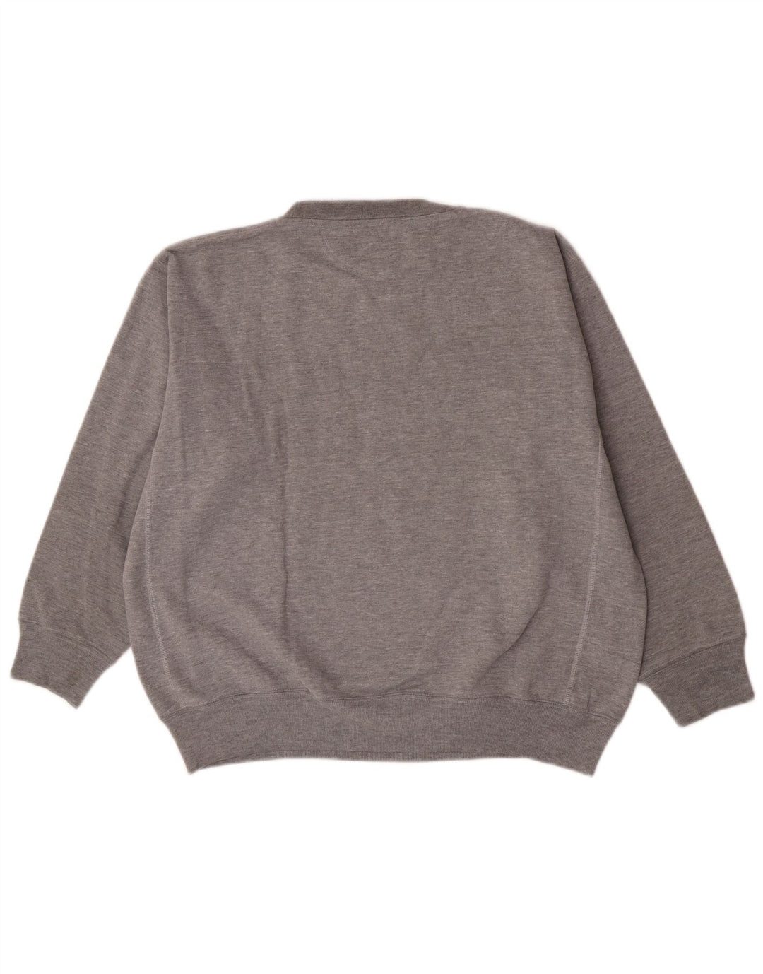 CAT - Sudadera holgada con gráfico para hombre, jersey de algodón gris medio