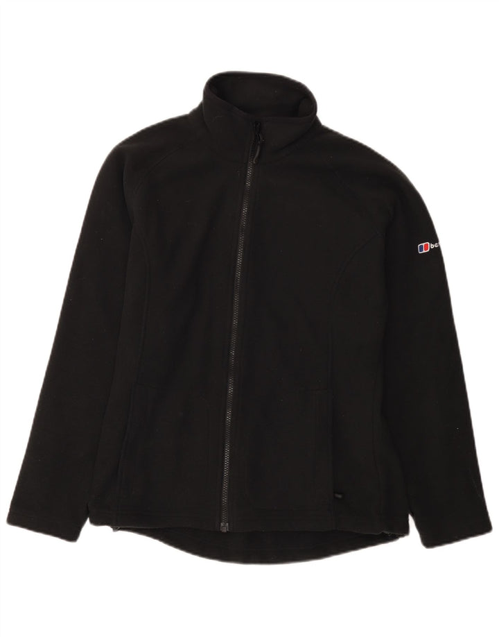 Berghaus Chaqueta polar con forro para mujer UK 10 Small Poliéster negro