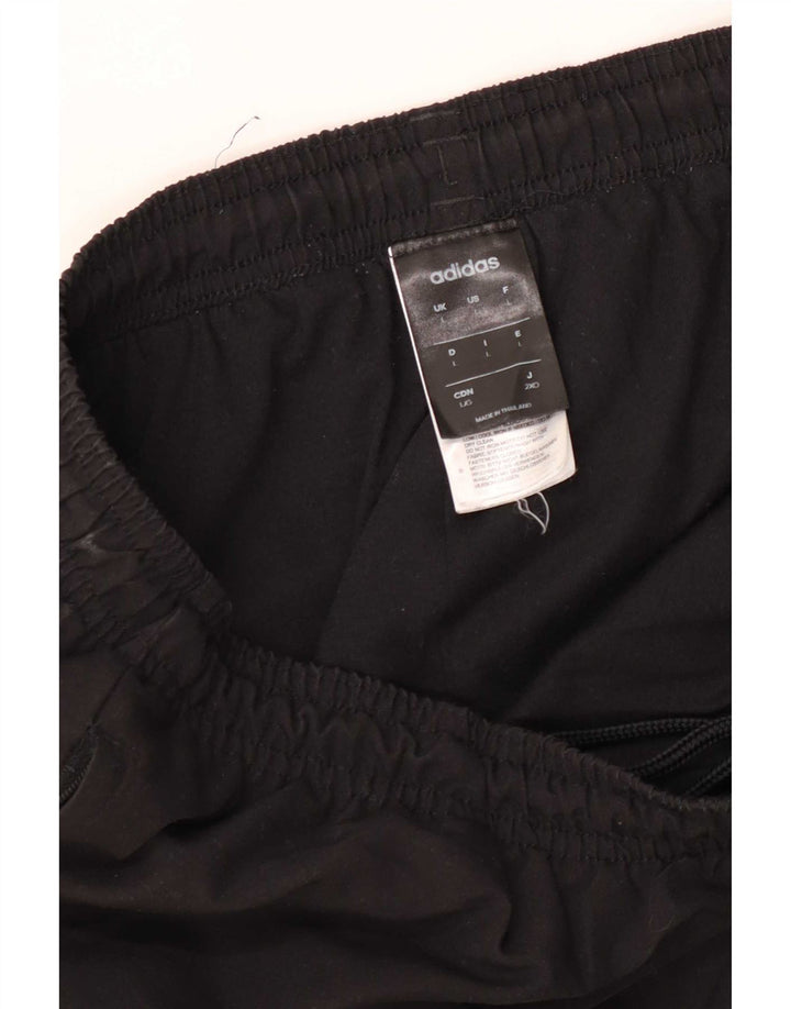 Adidas Hombre Pantalones De Chándal Joggers Grande Negro Poliéster