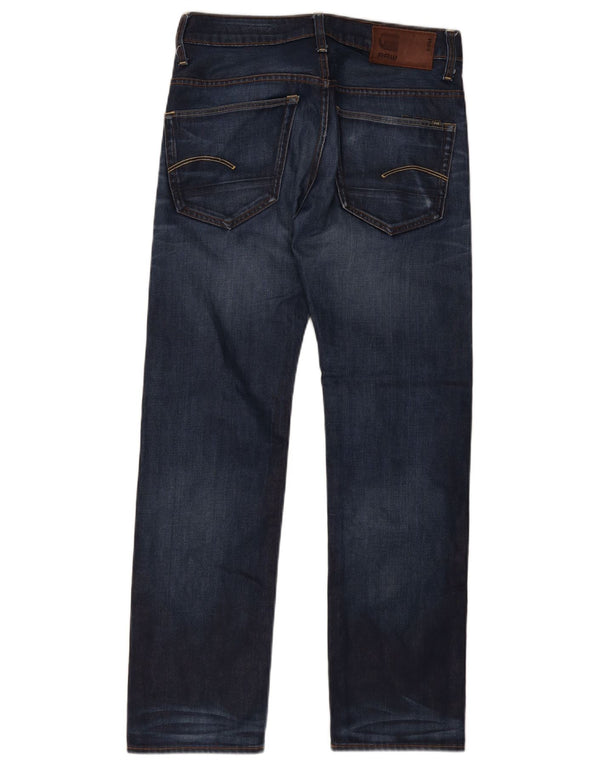 Vaqueros rectos G-Star 3301 para hombre W30 L32 Algodón azul