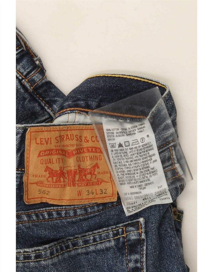 Levi's Jeans rectos 562 para hombre W34 L32 Algodón azul