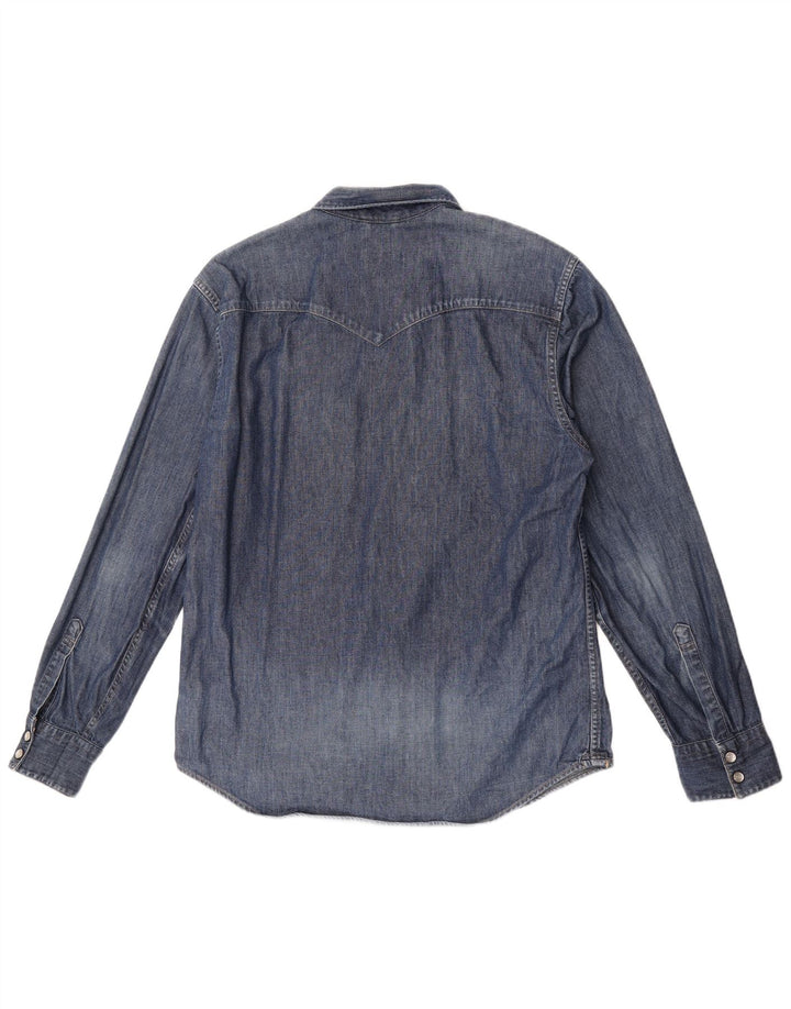 Camisa vaquera Levi's para hombre, talla grande, azul