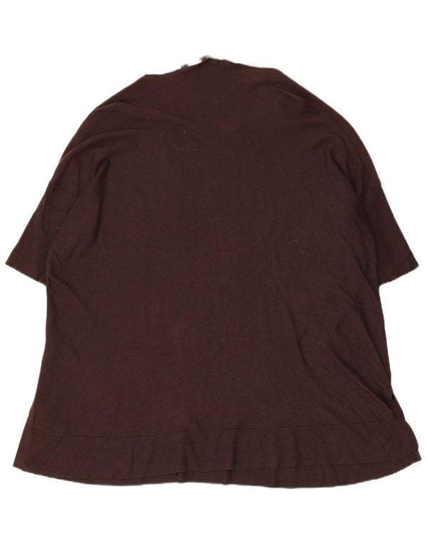 Esprit Camiseta Larga Extragrande para Mujer UK 40 XL Viscosa Marrón