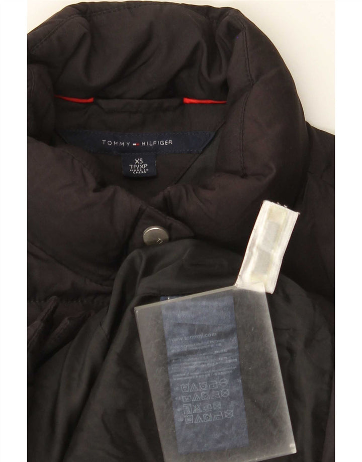 Tommy Hilfiger Chaleco acolchado para mujer UK 6 XS Poliéster negro