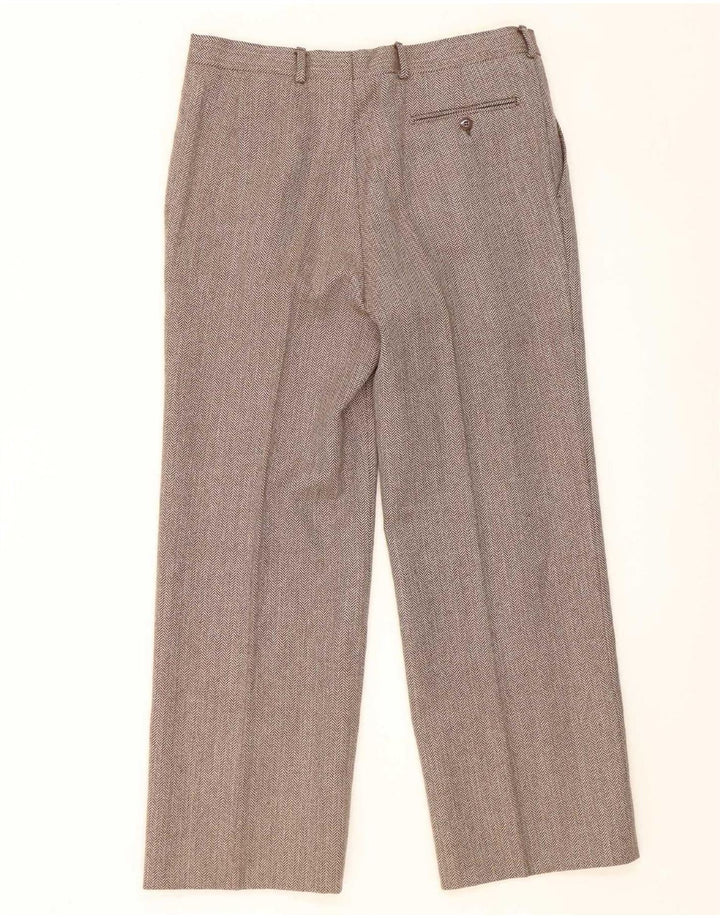 Cantarelli Conjunto de 2 piezas para hombre IT 50 Large W31 L27 Brown Herringbone