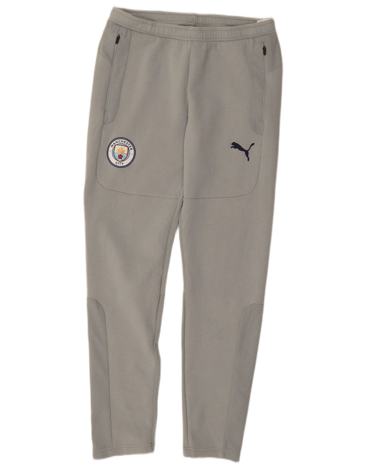PUMA Pantalones de Chándal Manchester City para Hombre Algodón Gris Grande