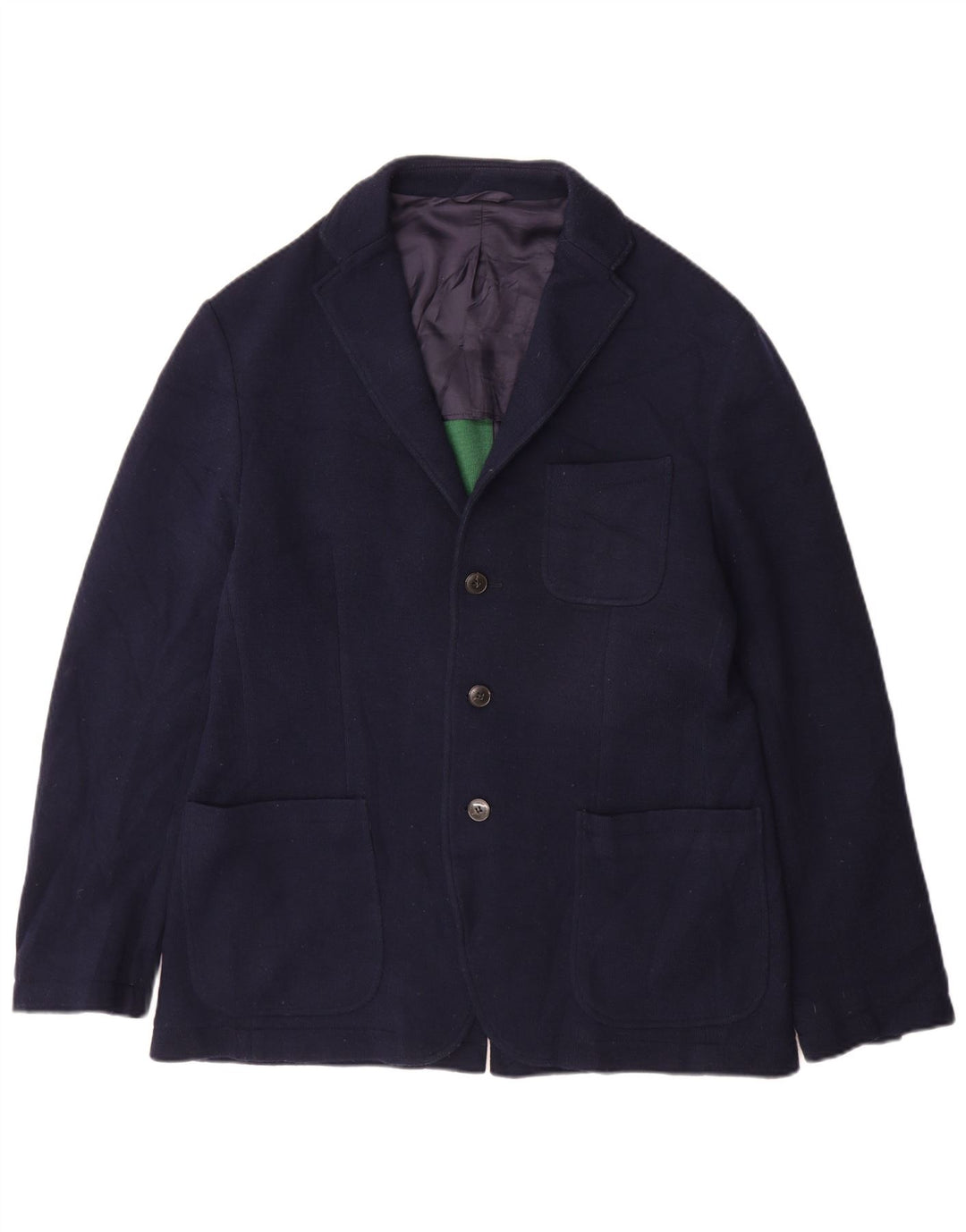 Fred Perry Chaqueta Blazer De 3 Botones Para Hombre IT 42 XL Algodón Azul Marino