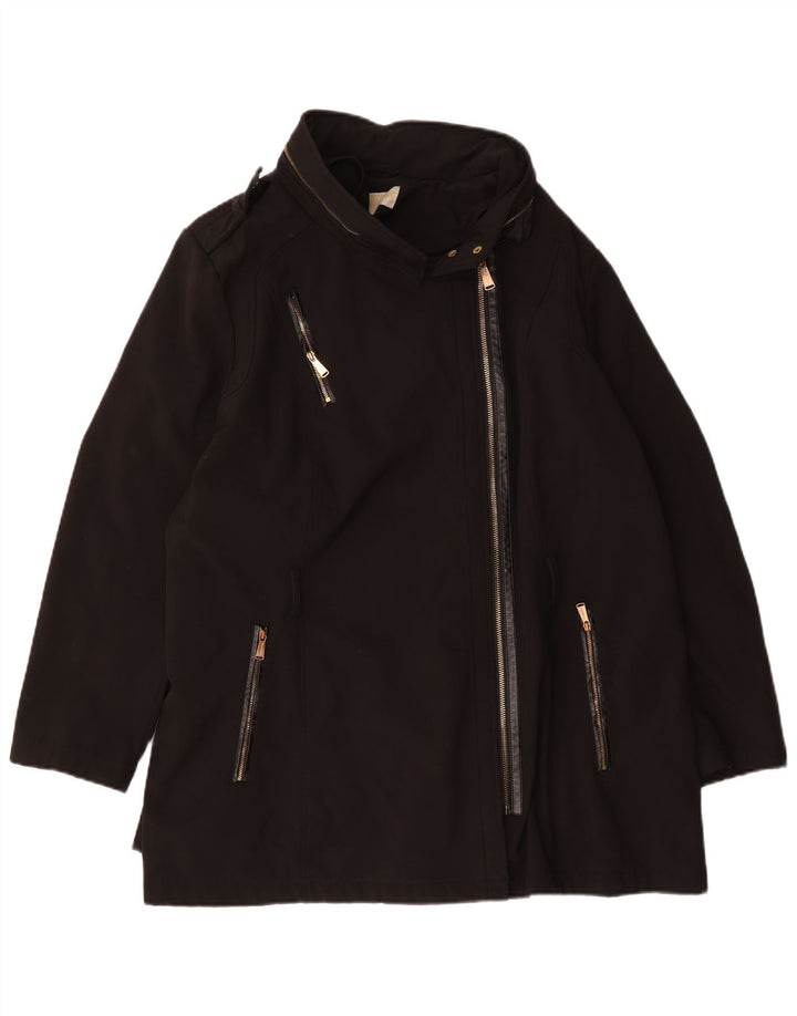 Michael Kors Chaqueta militar extragrande para mujer UK 20 2XL Poliéster negro