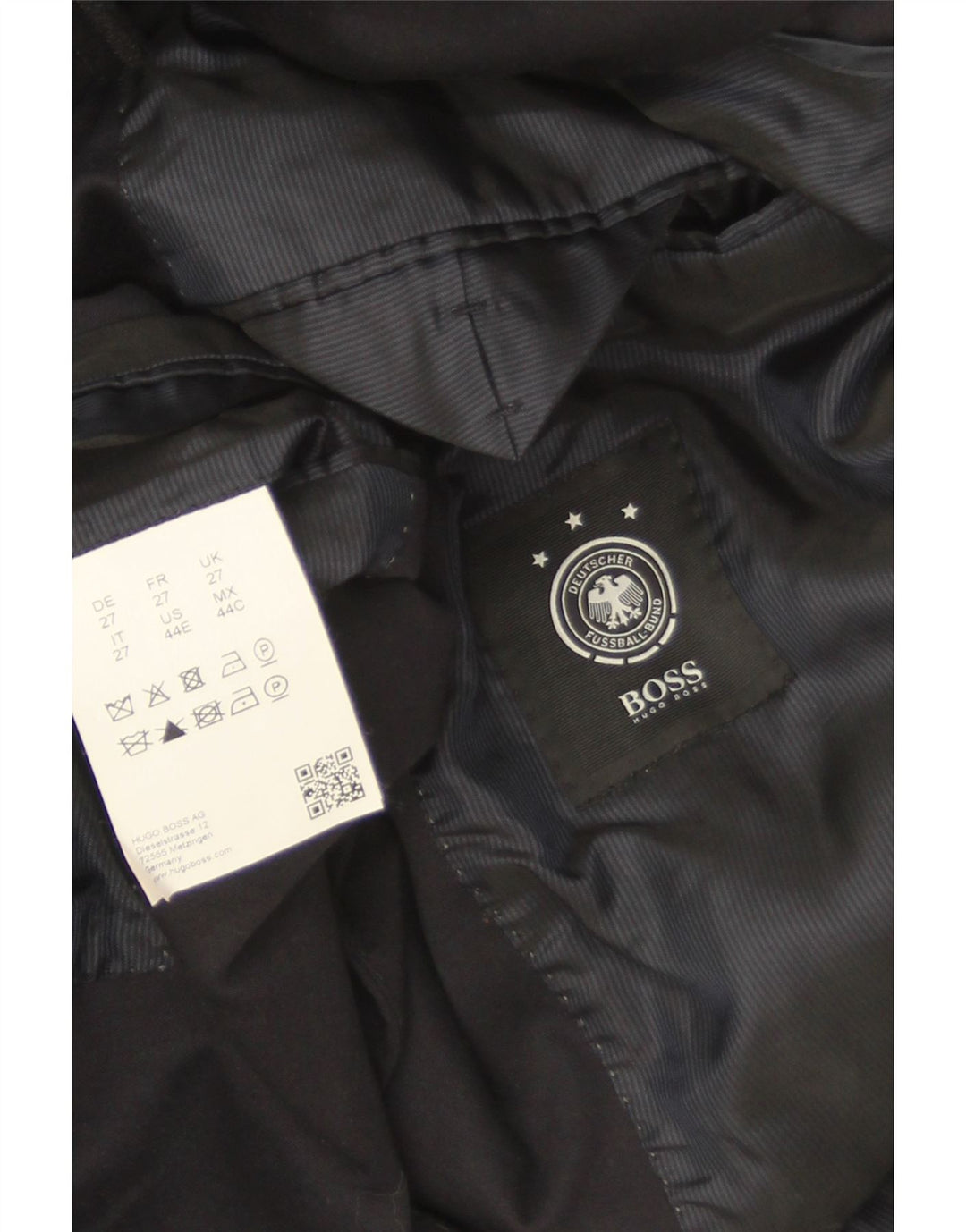 Hugo Boss Chaqueta tipo blazer de 2 botones para hombre Reino Unido 40 Grande Algodón azul marino