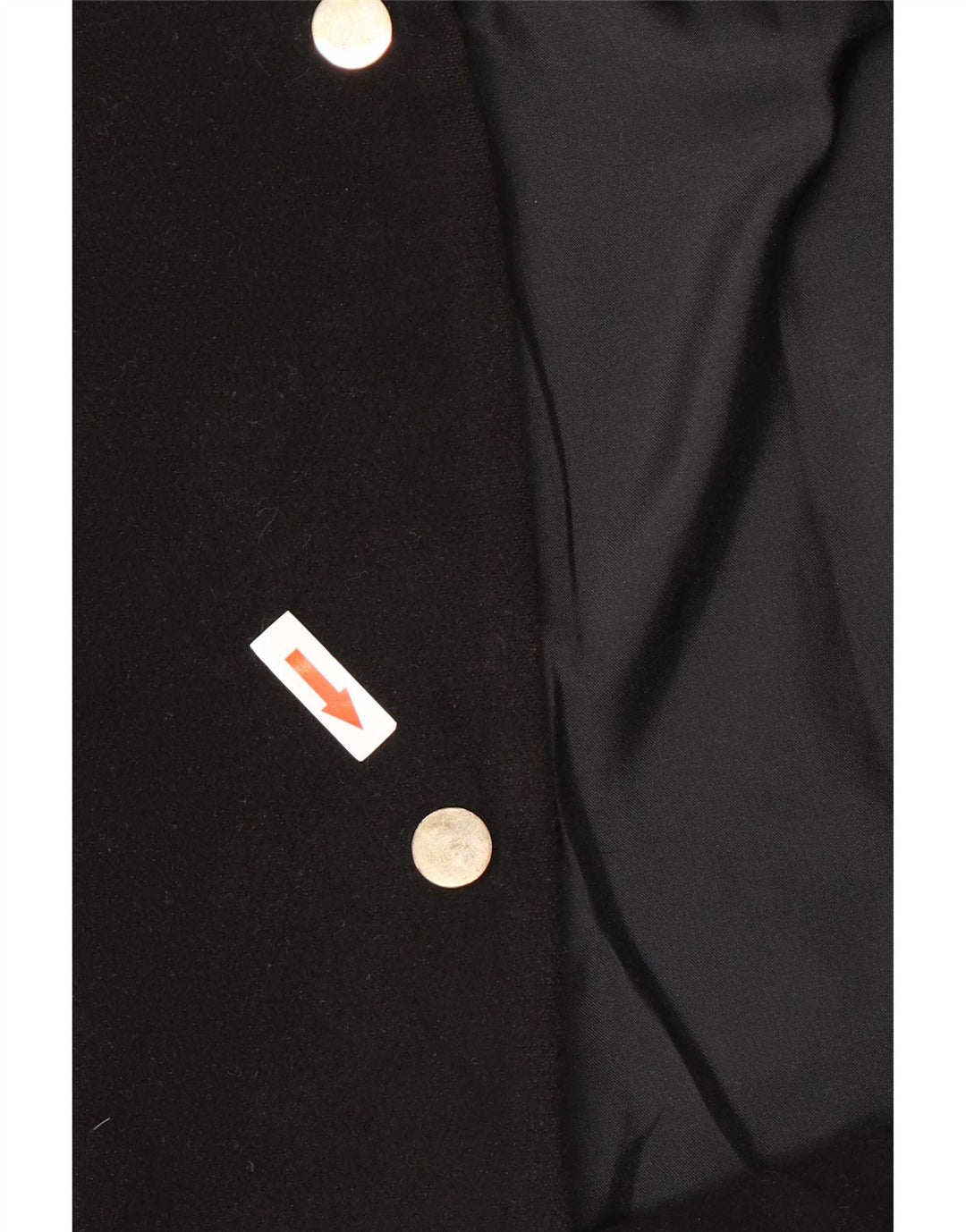 Topshop Abrigo extragrande para mujer UK 8 Small Poliéster negro