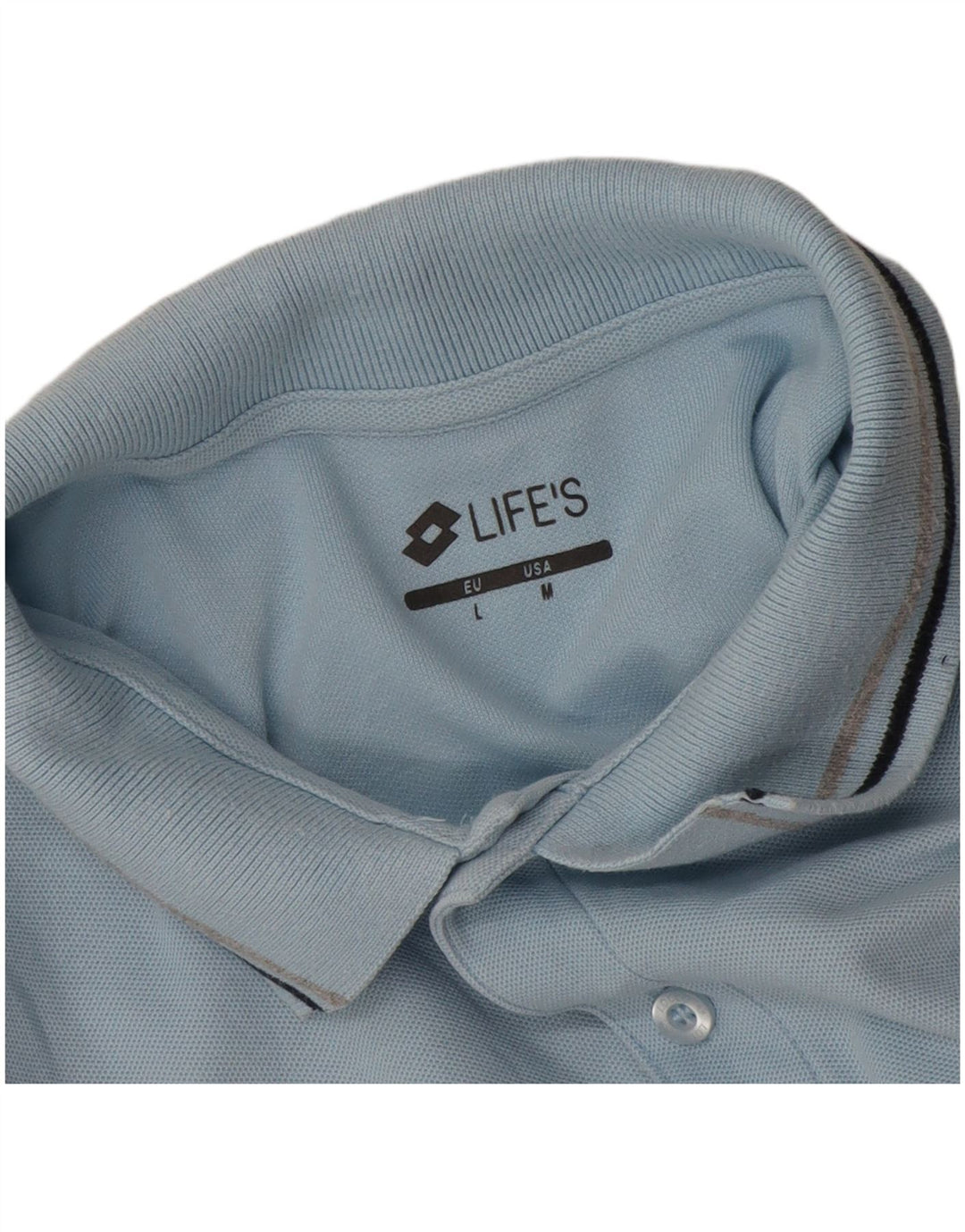 Lotto Life's Polo Azul Medio Hombre