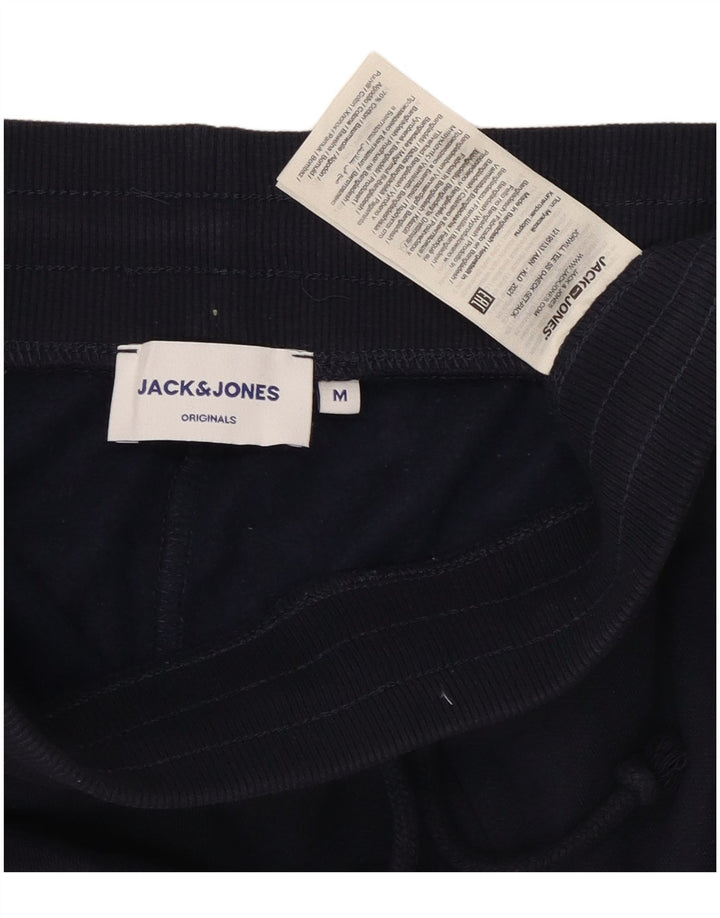 Jack & Jones Mens Sport Shorts Medium Azul Marino Colorblock Algodón