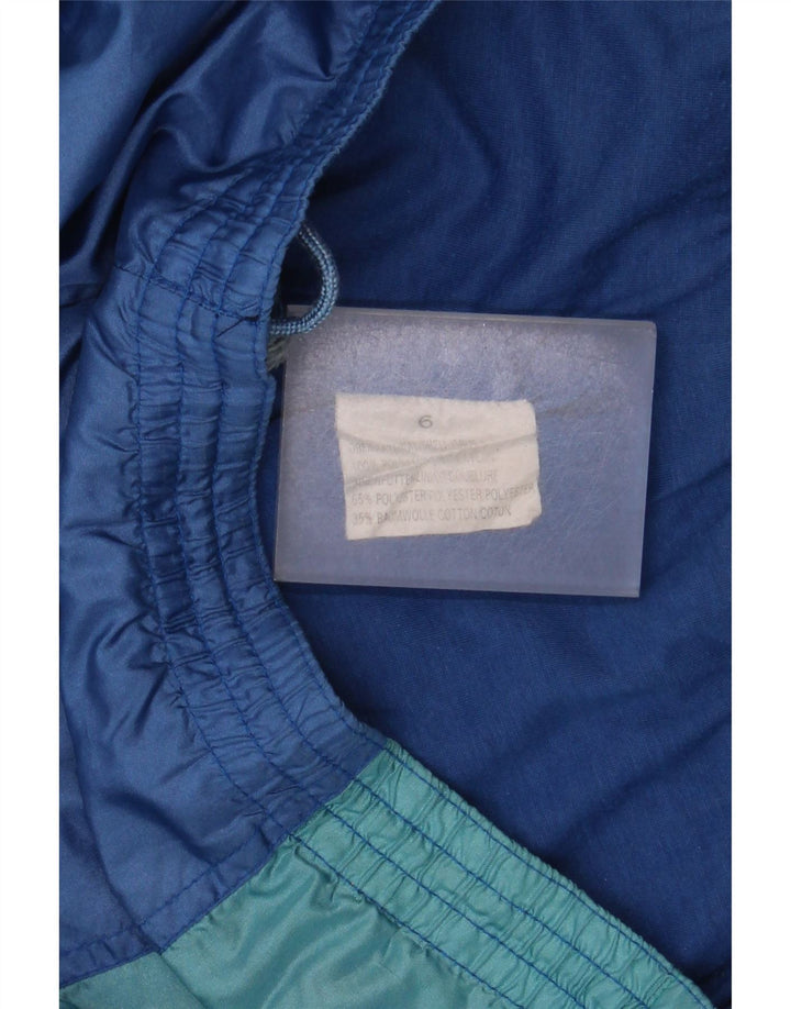 Erima Hombre Pantalones De Chándal Joggers Large Azul Colorblock Poliamida
