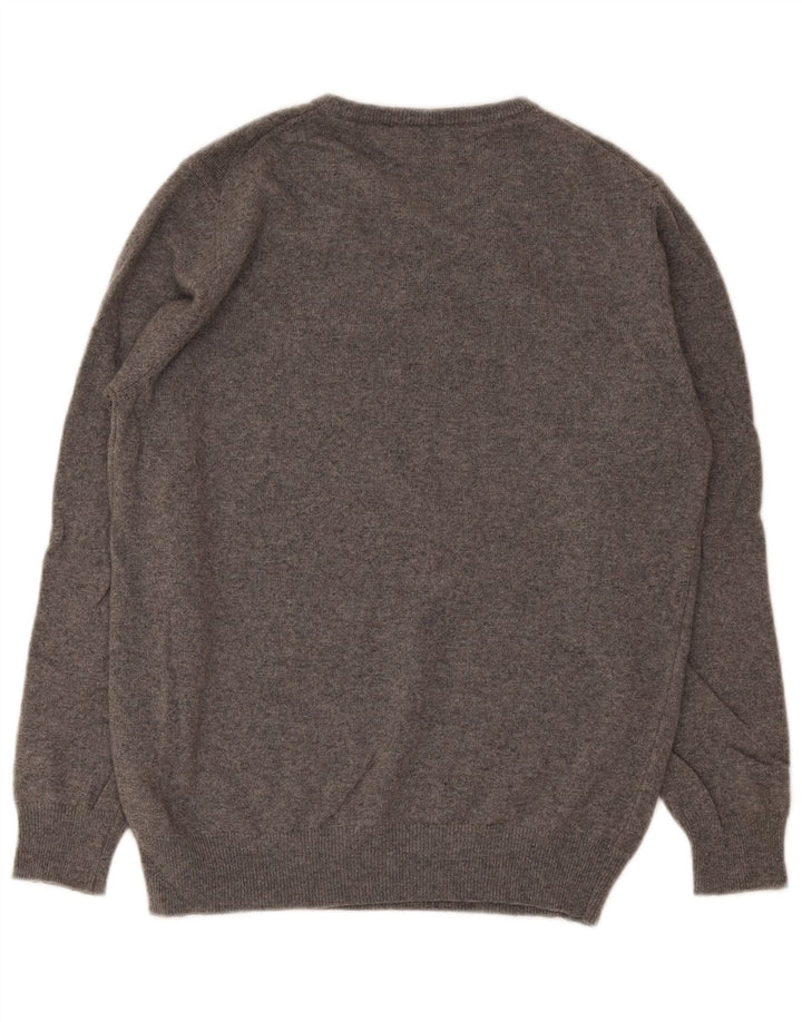 ANNAMARIA Jersey Hombre Cuello Pico XL Lana Gris