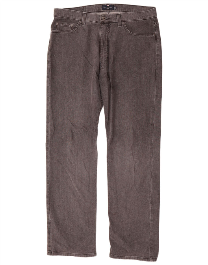 Marks & Spencer Vaqueros rectos azules Harbor para hombre W36 L31 Algodón gris