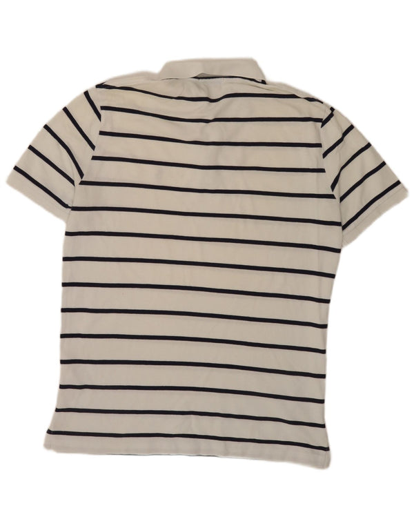 Camisa Polo Ralph Lauren Hombre Mediana Algodón A Rayas Blancas