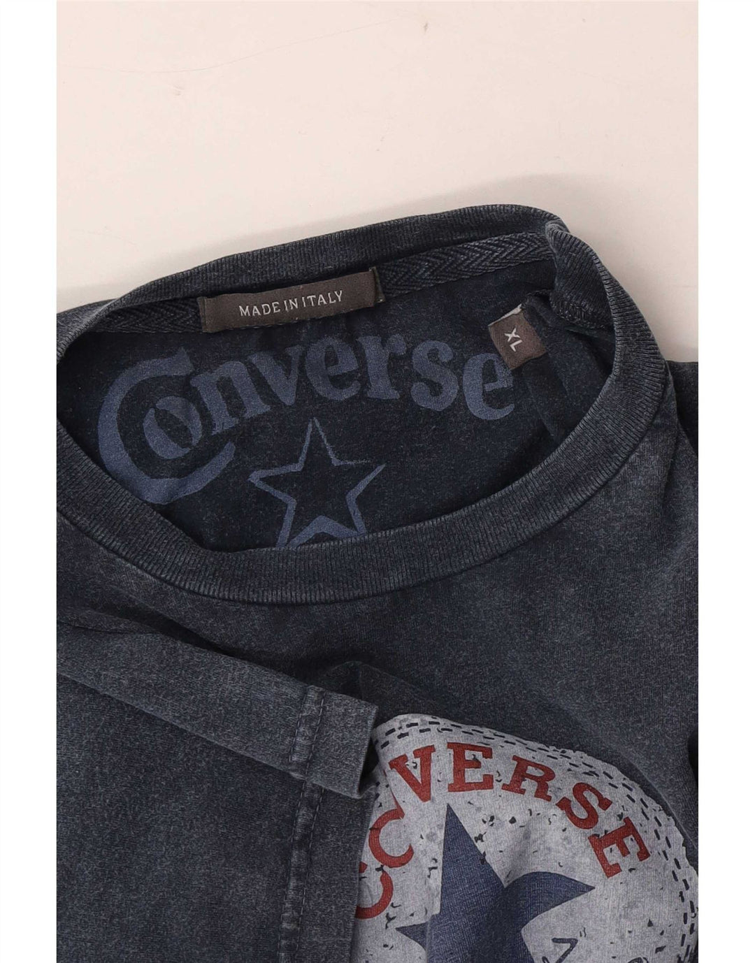 Converse Hombre Chuck Taylor Graphic Camiseta Top XL Azul