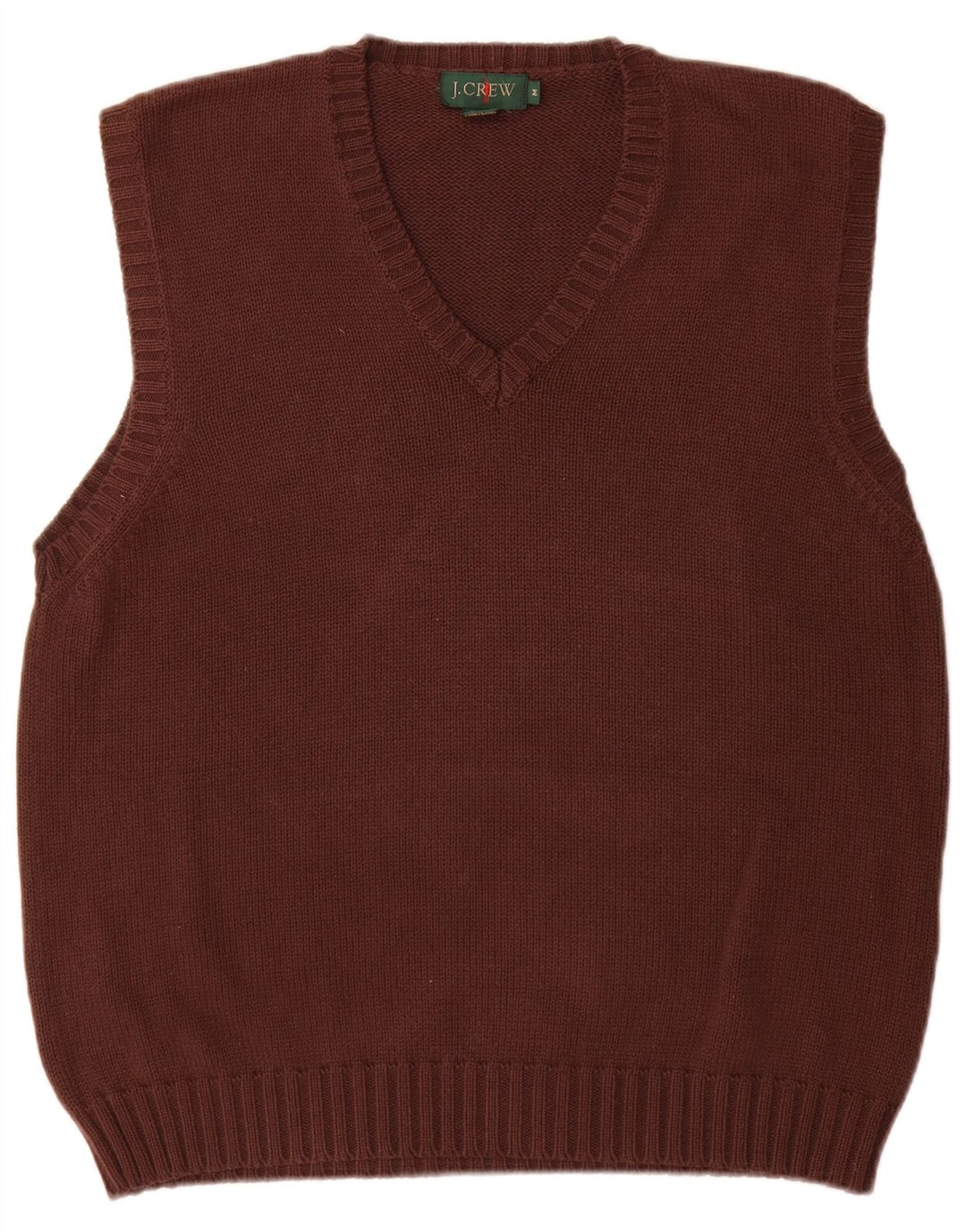 J. Crew Chaleco para hombre Camiseta sin mangas Algodón marrón medio