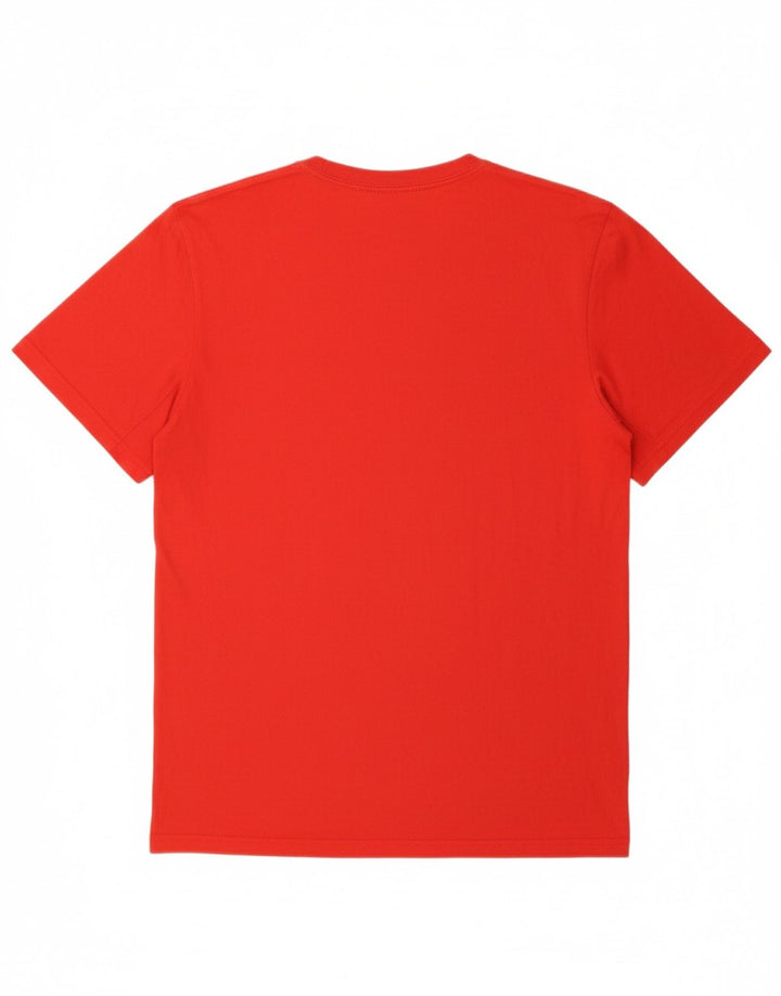 NIKE Mens Dri Fit Graphic T-Shirt Top Medium Red Polyester Vintage Nike and Second-Hand Nike from Messina Hembry 