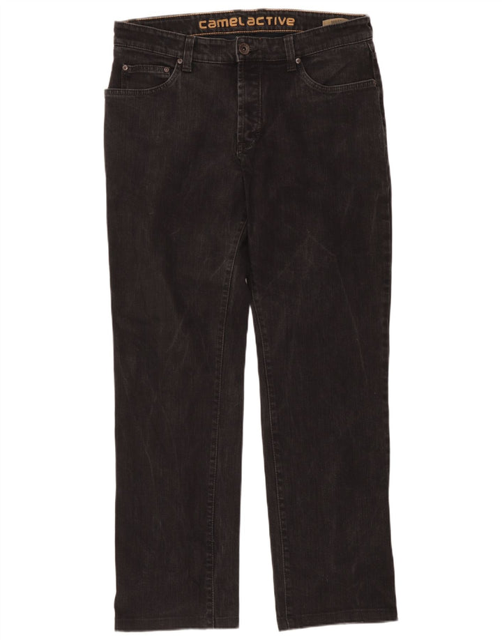 Vaqueros rectos para hombre Camel Active W36 L34 Algodón negro