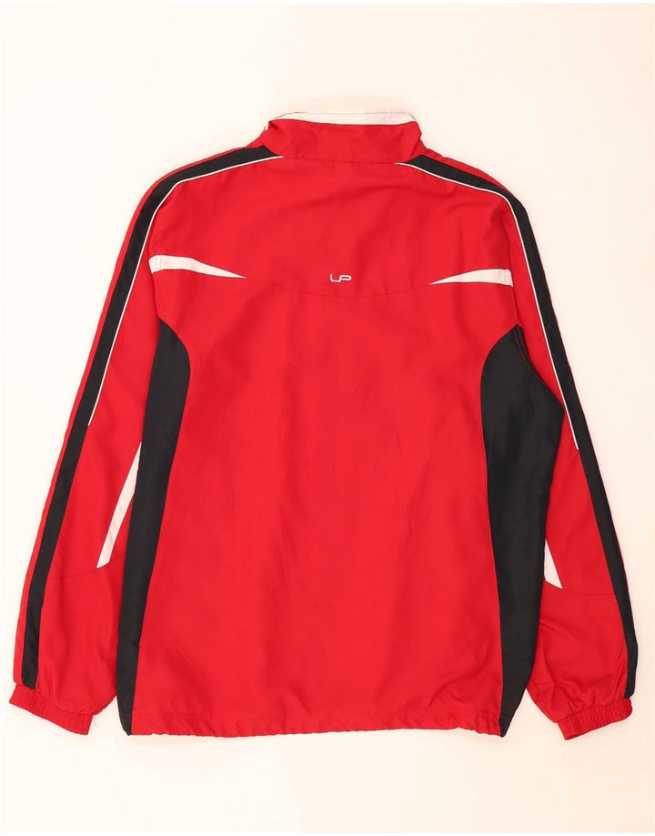 Linea Primero Hombre Chándal Top Chaqueta Grande Rojo Colorblock Poliéster