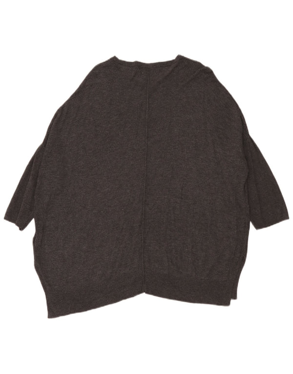 Marks & Spencer Suéter tipo jersey con cuello barco y manga 3/4 para mujer UK 40 Medium Gre