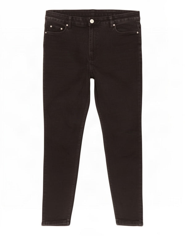 Marks & Spencer Jeans Ajustados The Ivy para Mujer UK 18 XL W36 L28 Algodón Gris