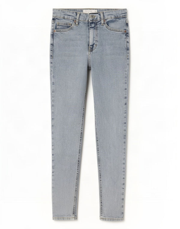 Vaqueros ajustados Jamie para mujer de Topshop W26 L25 Algodón azul