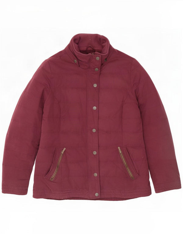 Chaqueta acolchada para mujer Fat Face UK 42 Poliéster burdeos medio