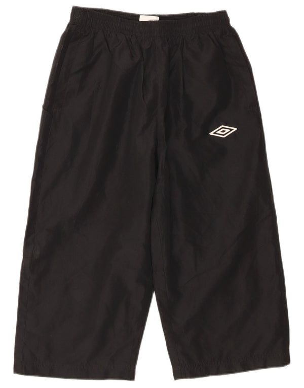 Umbro Pantalones de chándal capri para niños 13-14 años XL Negro Argyle/Diamond