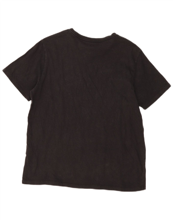 Levi's Camiseta estándar para hombre Top grande de algodón negro