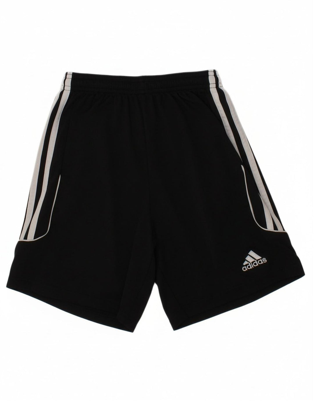 ADIDAS Boys Climalite Sport Shorts 11-12 Years  Black Polyester