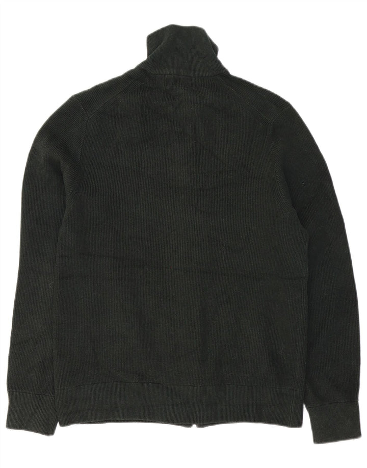 Marks & Spencer - Cárdigan para hombre de algodón verde medio