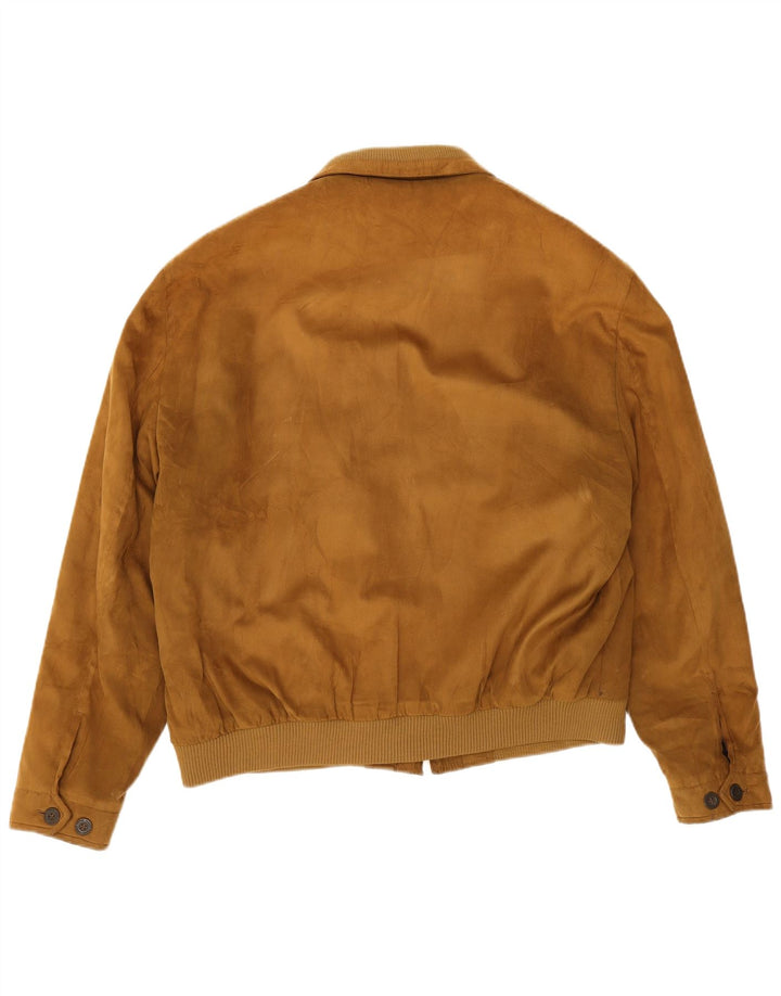 Pierre Cardin Chaqueta Bomber para Hombre UK 42 XL Poliéster Beige