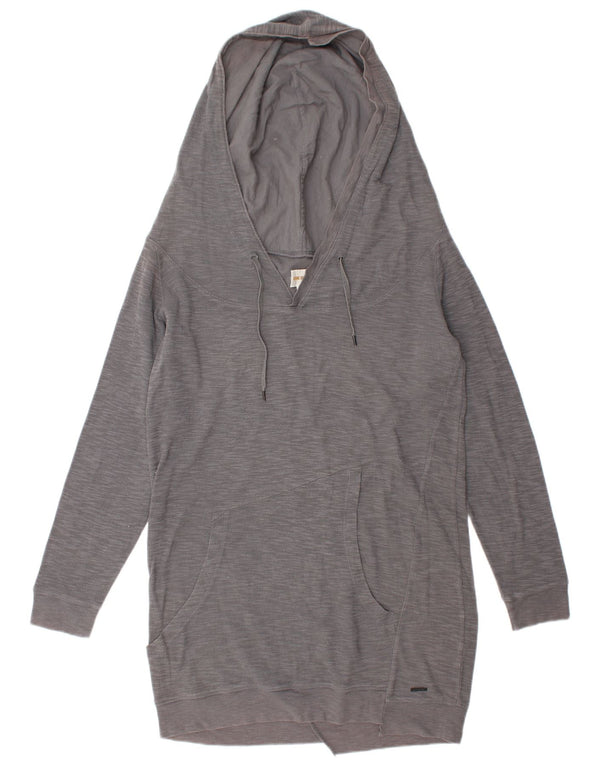 Diesel Vestido con capucha de manga larga para mujer UK 44 Gris medio