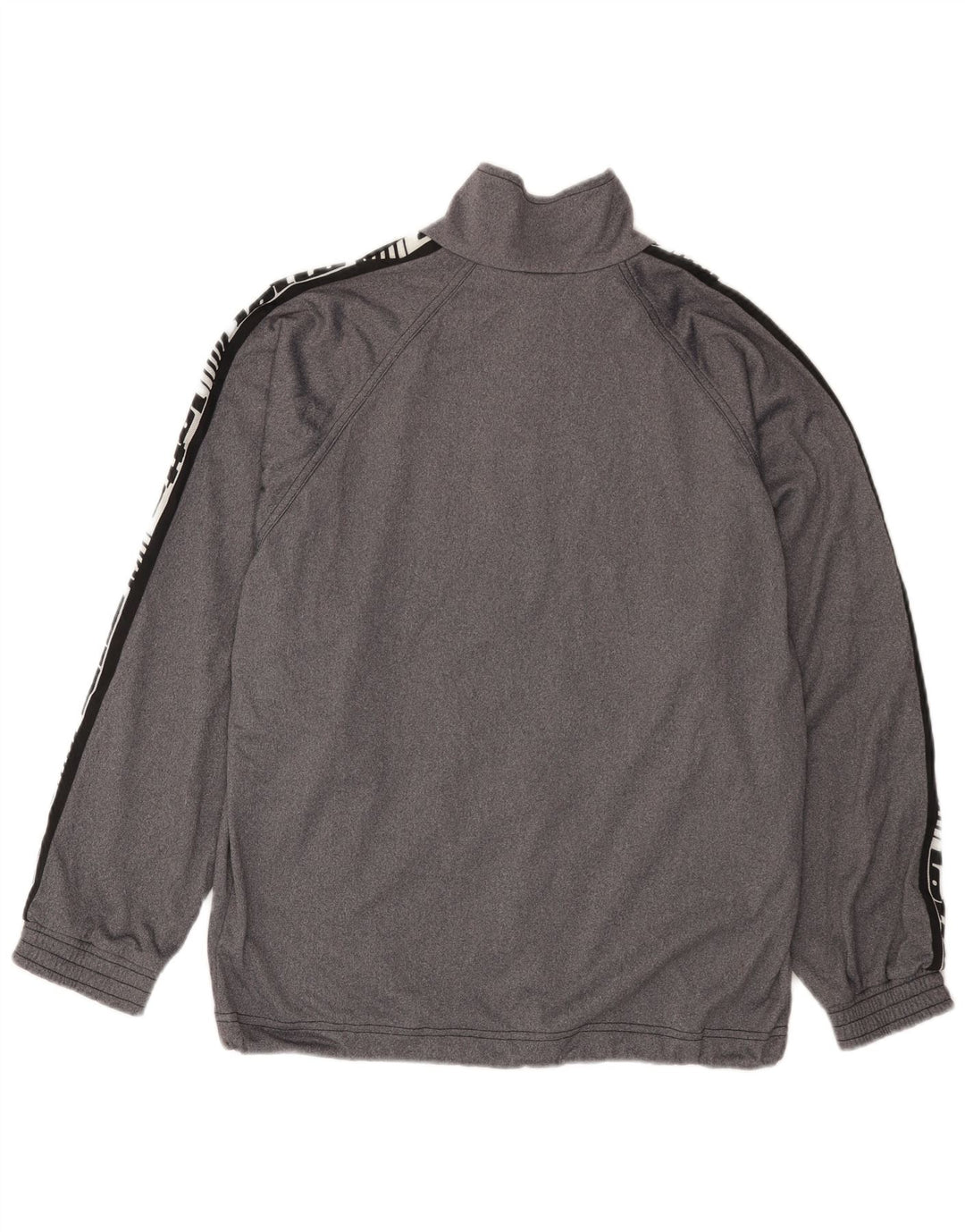 Lotto Mens Graphic Chándal Top Chaqueta UK 38/40 Gris Medio Colorblock