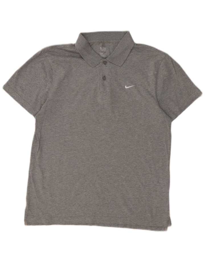 Polo Nike Hombre De Algodón Gris Medio
