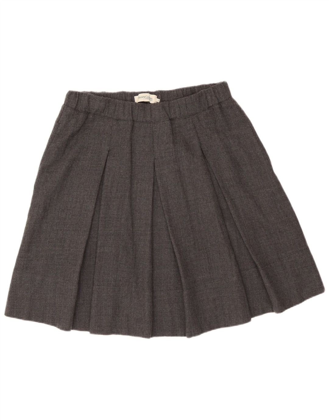 Henry Cottons Falda plisada para mujer IT 42 Mediana W30 Gris moteado