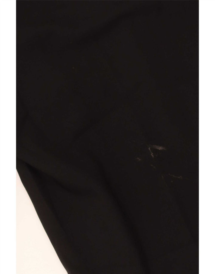 Marks & Spencer Pantalón de traje recto para hombre W38 L31 Poliéster negro