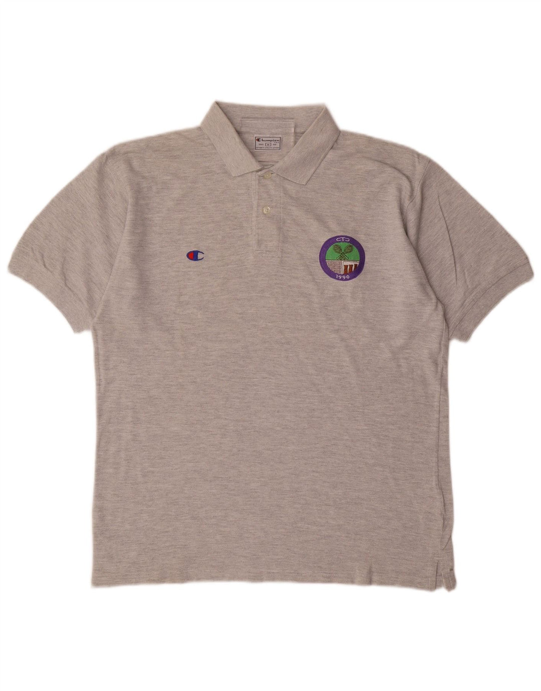 CHAMPION Polo Hombre Gris Medio