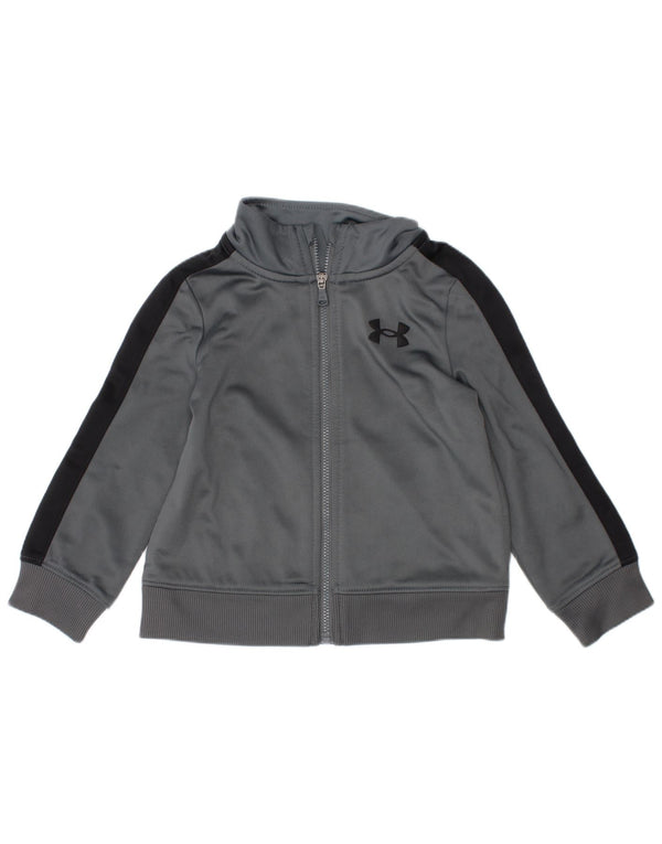 Adidas - Chaqueta de chándal para bebé niño, 18-24 meses, color gris
