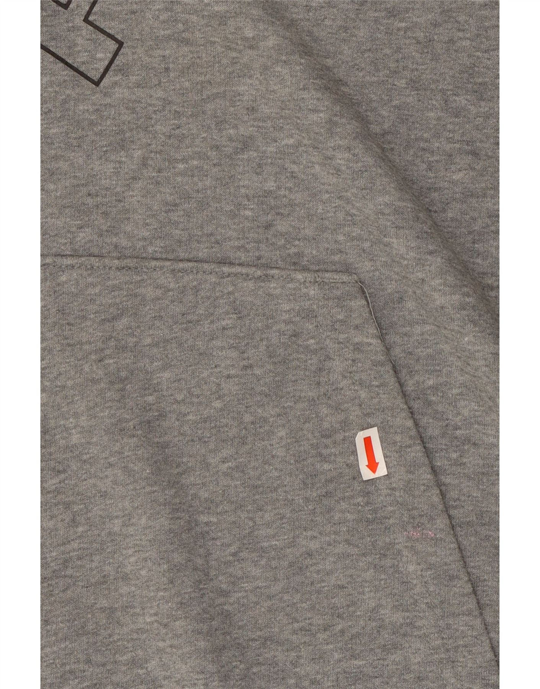 PUMA Mens Graphic Hoodie Jumper Small Grey Cotton